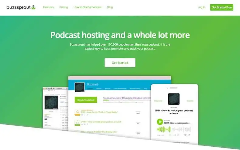 Buzzsprout: podcast -hostingplatform