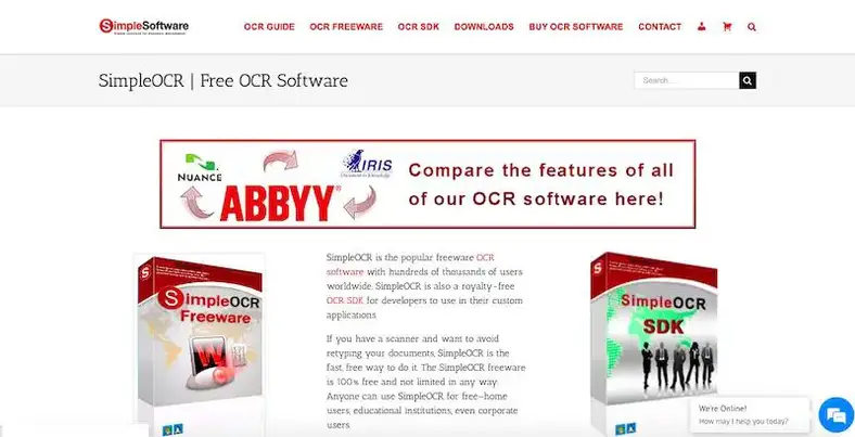برنامج SimpleOCR Free OCR