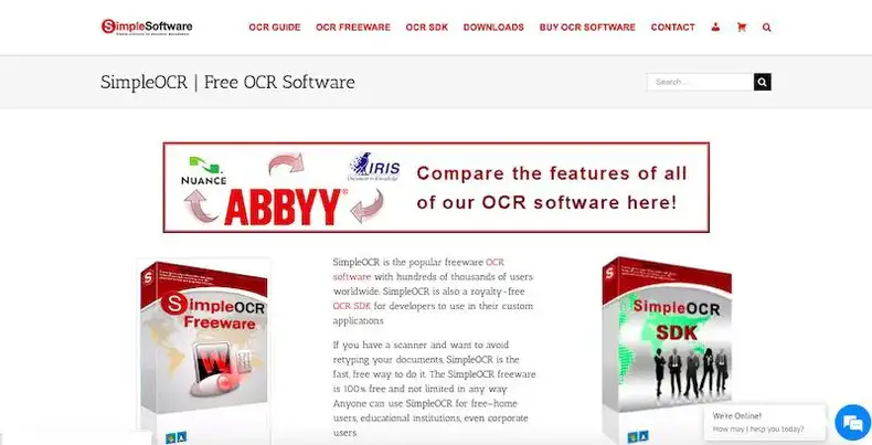 SimpleOCR gratis OCR -software