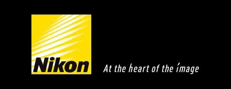 nikon -logo med slogan