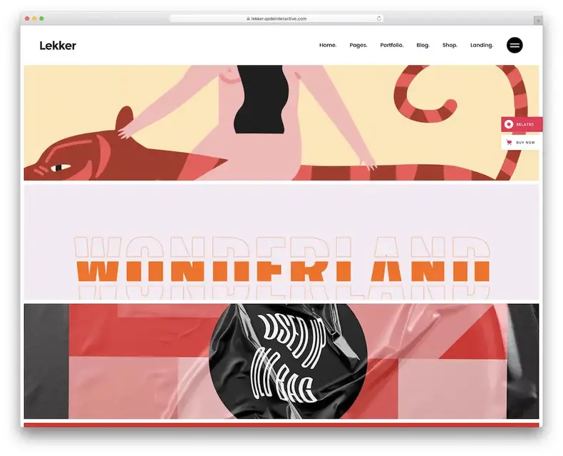 conception de site Web lekker cool