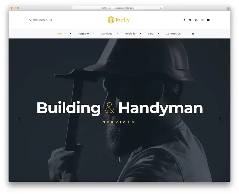tema wordpress krafty handyman