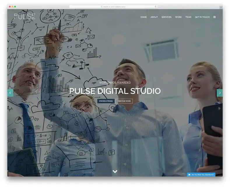 Pulse-digital-studio-wordpress-website-template