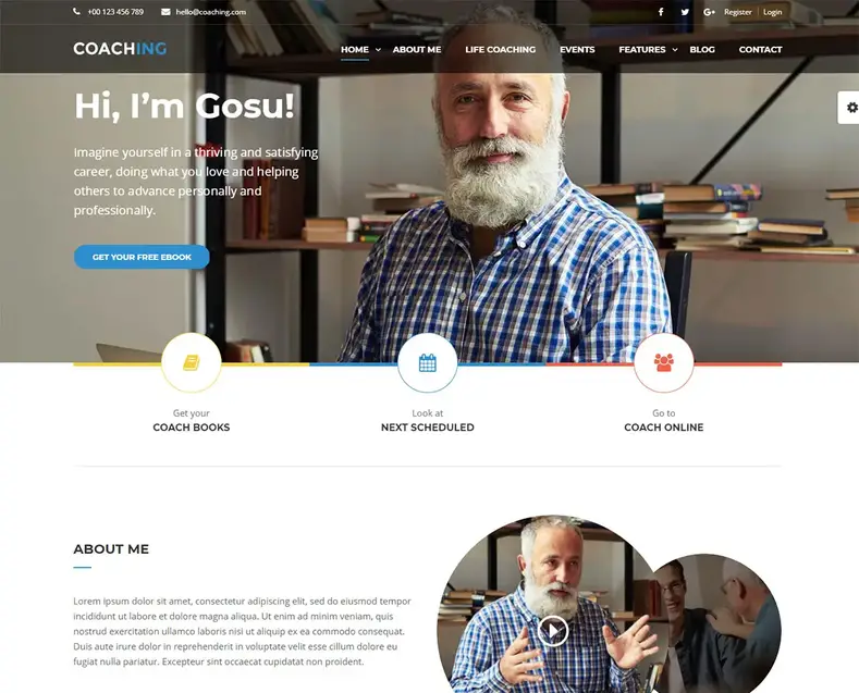 temas de palestrante wordpress