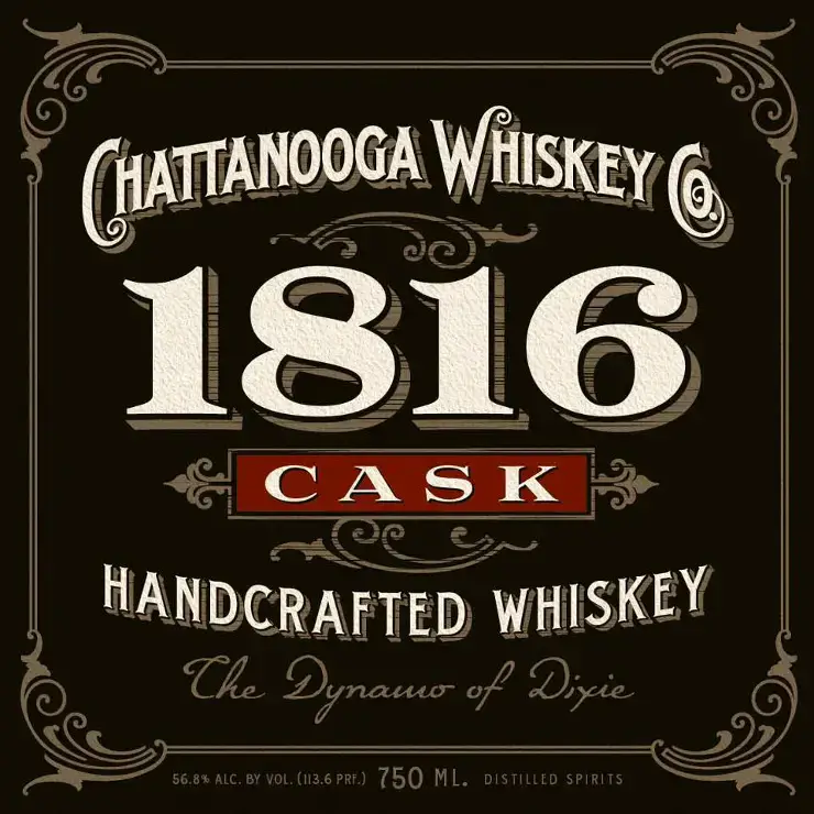 Logo perusahaan wiski Chattanooga