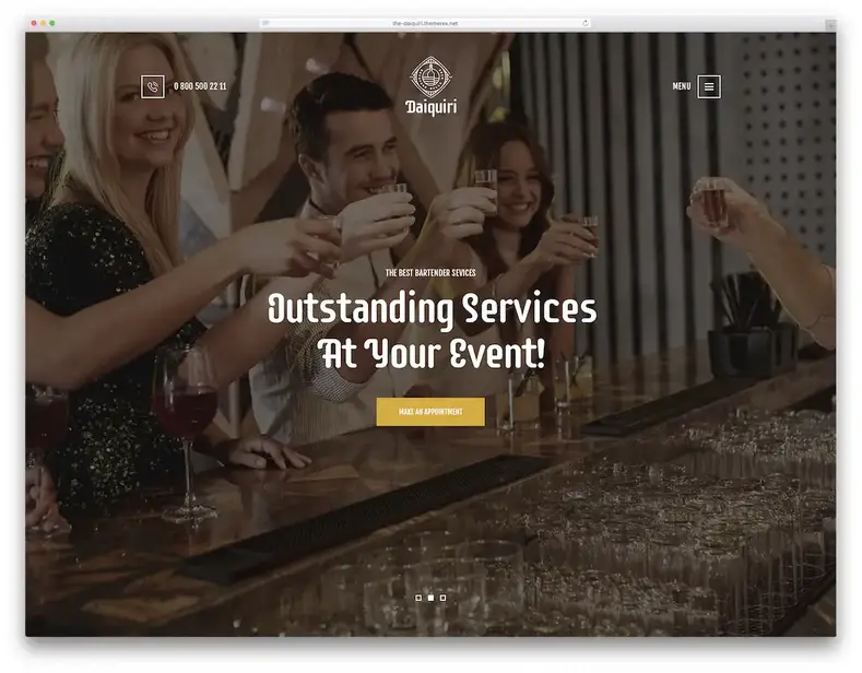 tema wordpress katering daiquiri
