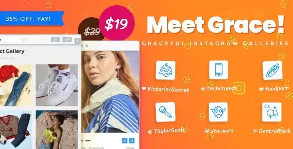 Plugin Grace Instagram para WordPress