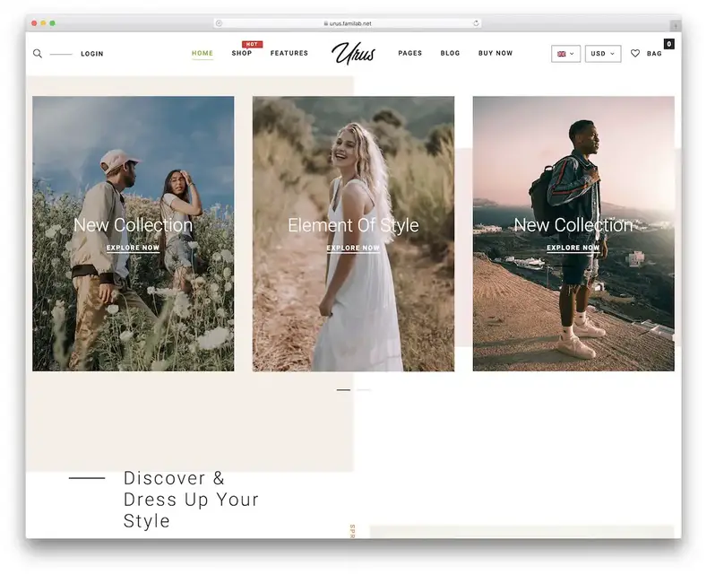tema wordpress do mercado urus