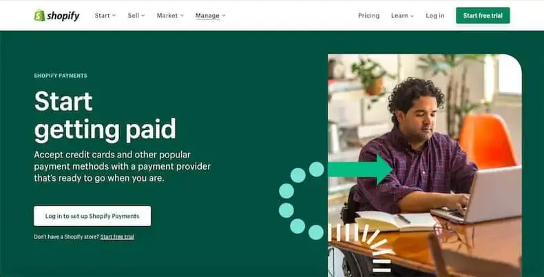 Gerbang pembayaran Shopify