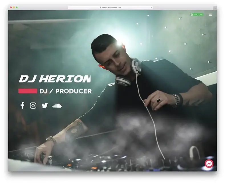 tema disko herion wordpress
