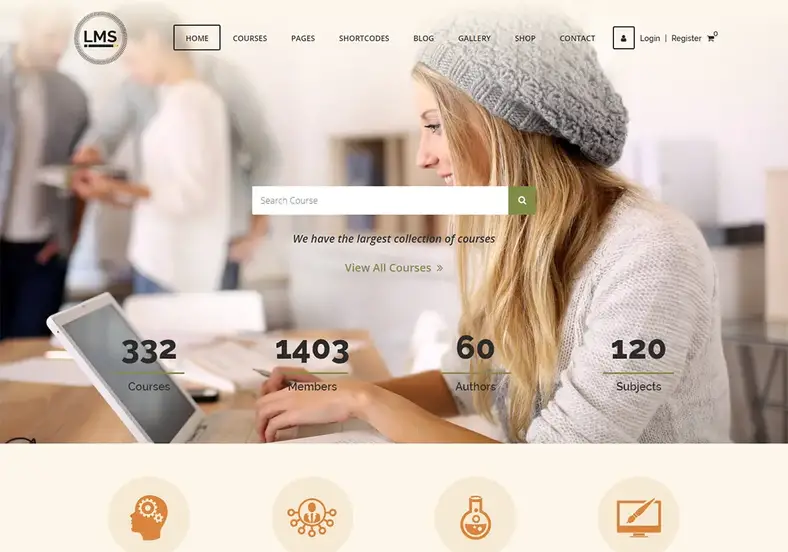 Tema WordPress LMS