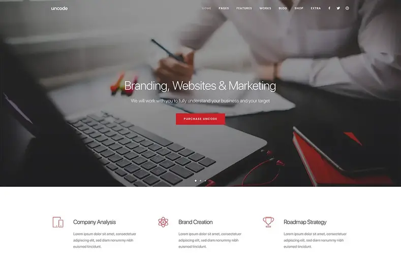 Thème WordPress pour petites entreprises