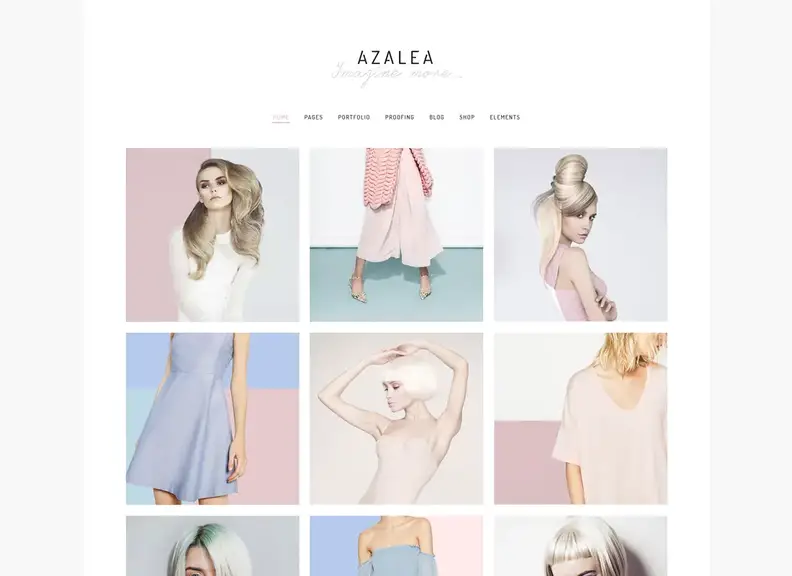 Azalea - Tema per la fotografia di moda