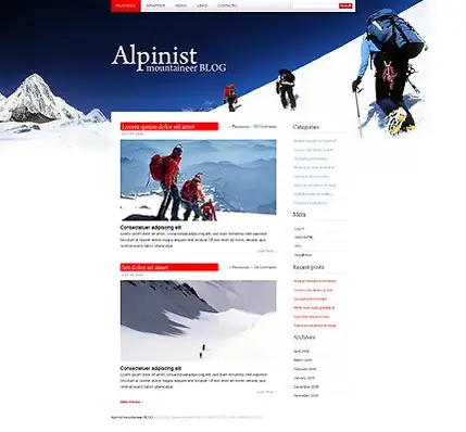 Tema WordPress Escalada