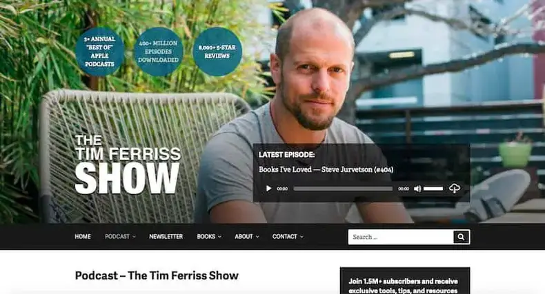 Tim Ferriss Show: Podcast -titel