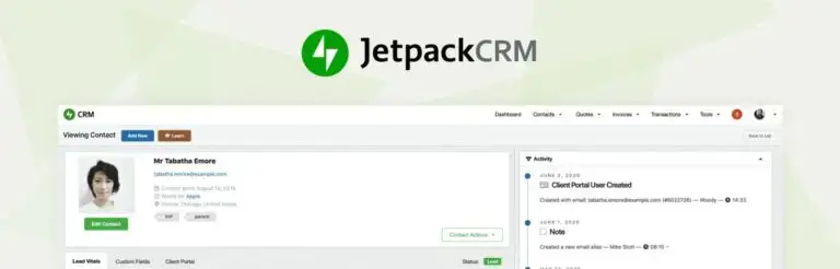 Jetpack CRM'si