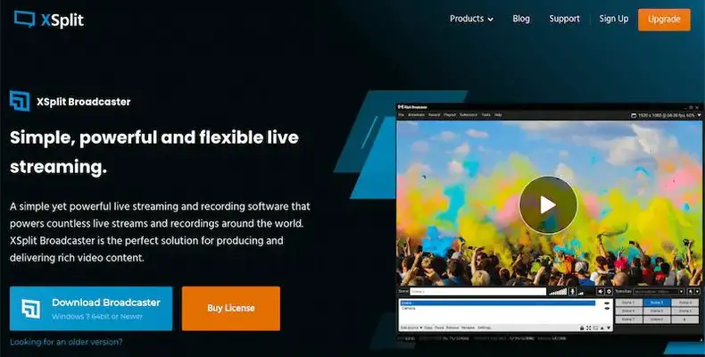XSplit - Live Streaming -app