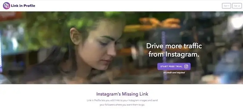 Tautan di profil: Platform pemasaran Instagram