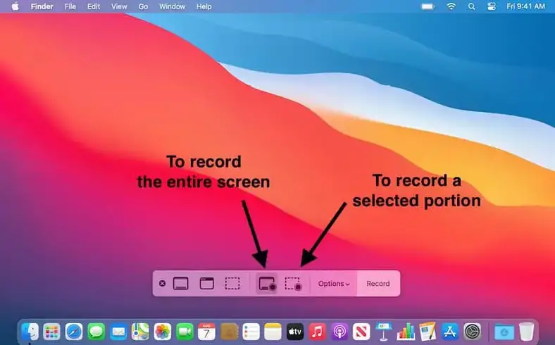 Mac -skærmoptagelse