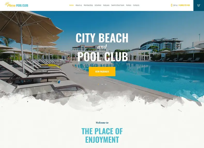 Pantai |  Tema WordPress City Beach & Pool Club