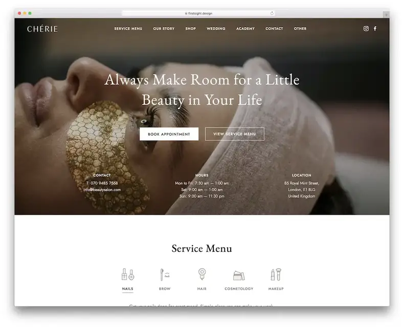 thème wordpress cherie beauté