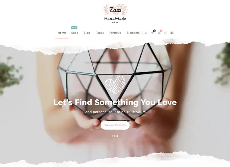 Zass |  Tema WooCommerce para artistas e artesãos artesanais
