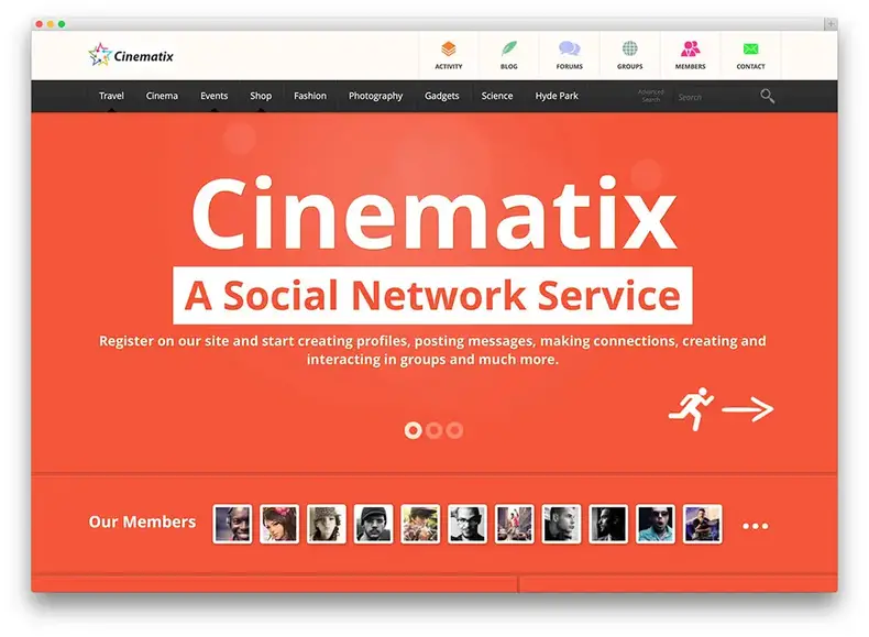 thème WordPress cinématix