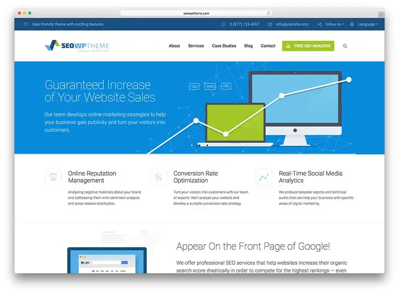 seo-wp-tema wordpress personalizzabile-friendly