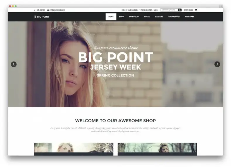 tema wordpress ótimo ponto