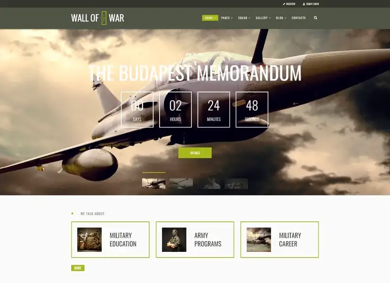 Militerologi |  Layanan Militer Veteran Tentara & Tema WordPress Tentara