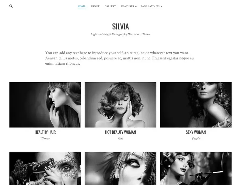 silvia-ücretsiz-wordpress-fotoğrafçılık-teması