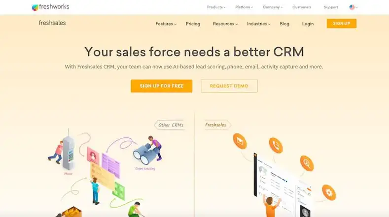 Freshsales CRM oleh Freshworks