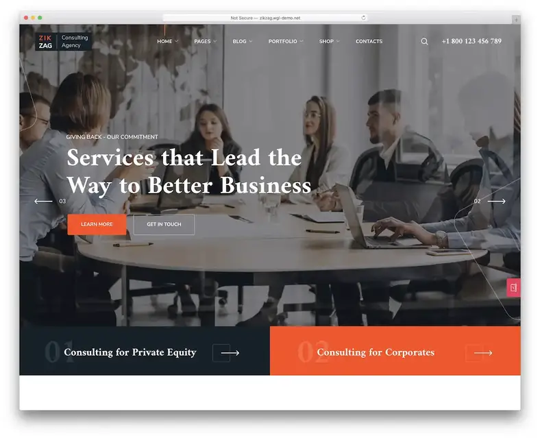 zikzag consultoria tema wordpress