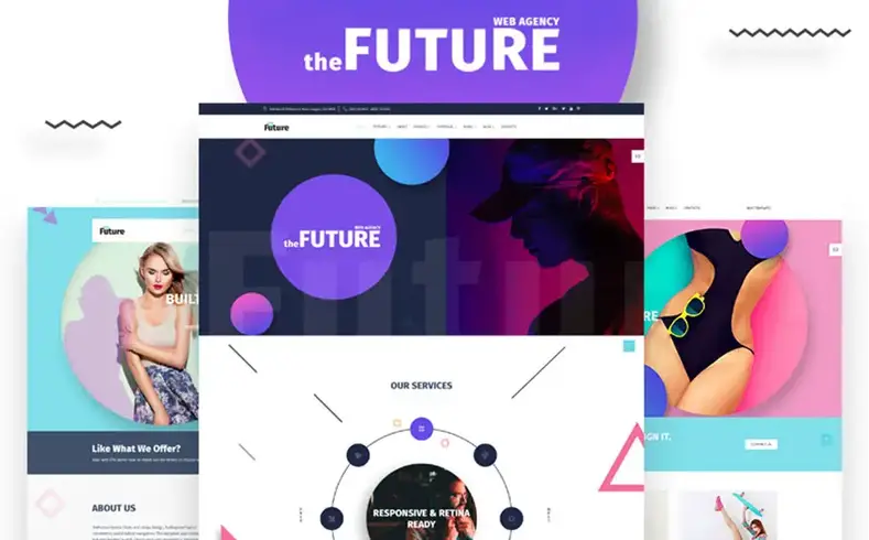 Templat HTML5 Serbaguna Masa Depan