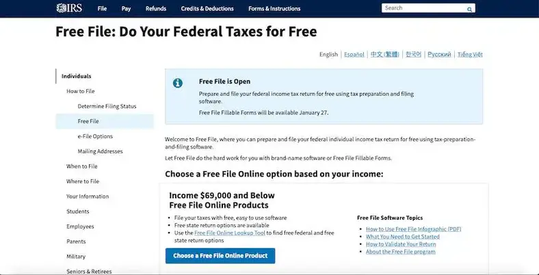 File Gratis: File Pajak Federal Gratis