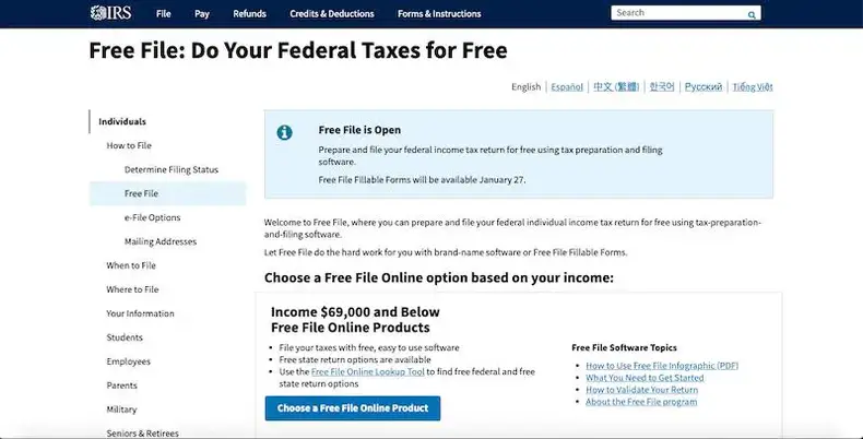 Gratis fil: Fil føderale skatter gratis