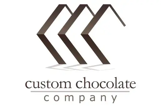 Logotipo personalizado da empresa de chocolate
