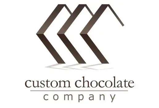 Chokoladefirmaets brugerdefinerede logo