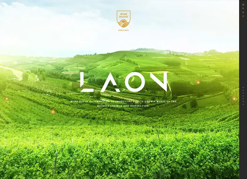 Tema WordPress Laon - Wine House, Winery & Wine Shop