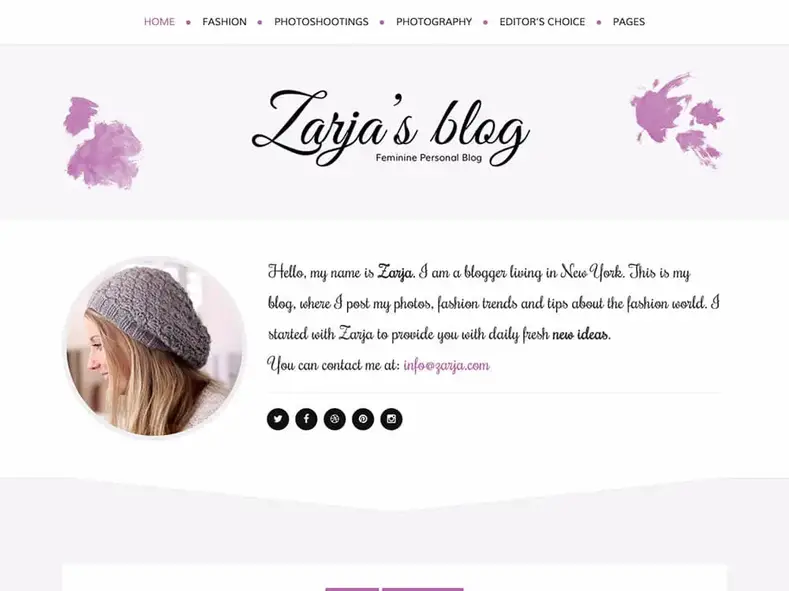 zarja-wordpress-blog-tema