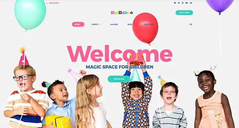 Çocuk Merkezi için WordPress Teması