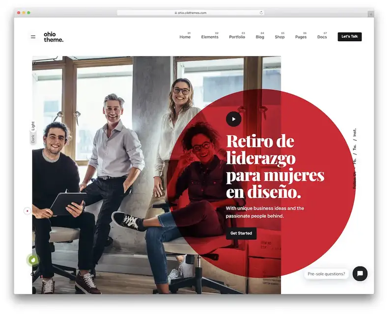 tema wordpress dell'ohio