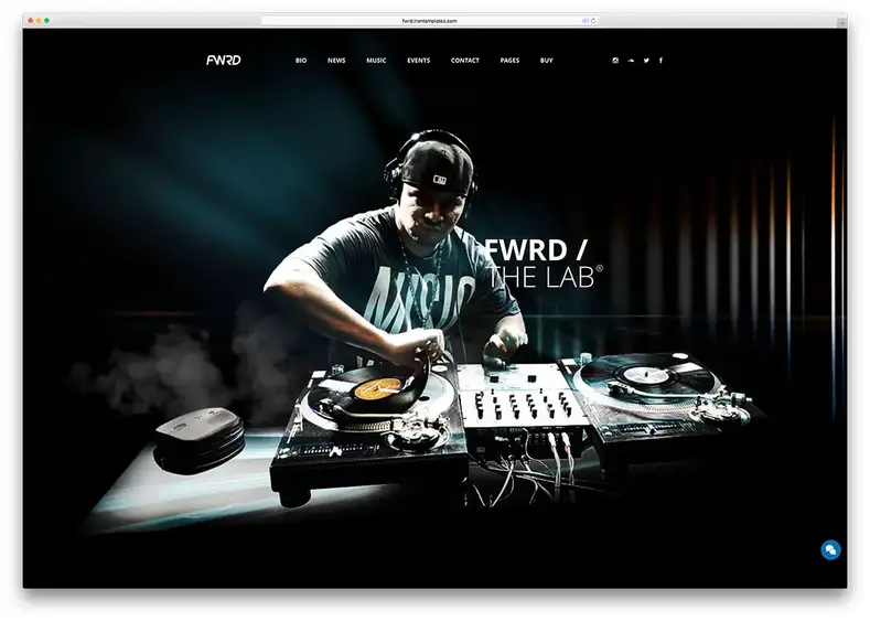 fwrd-kreatif-musik-wordpress-tema