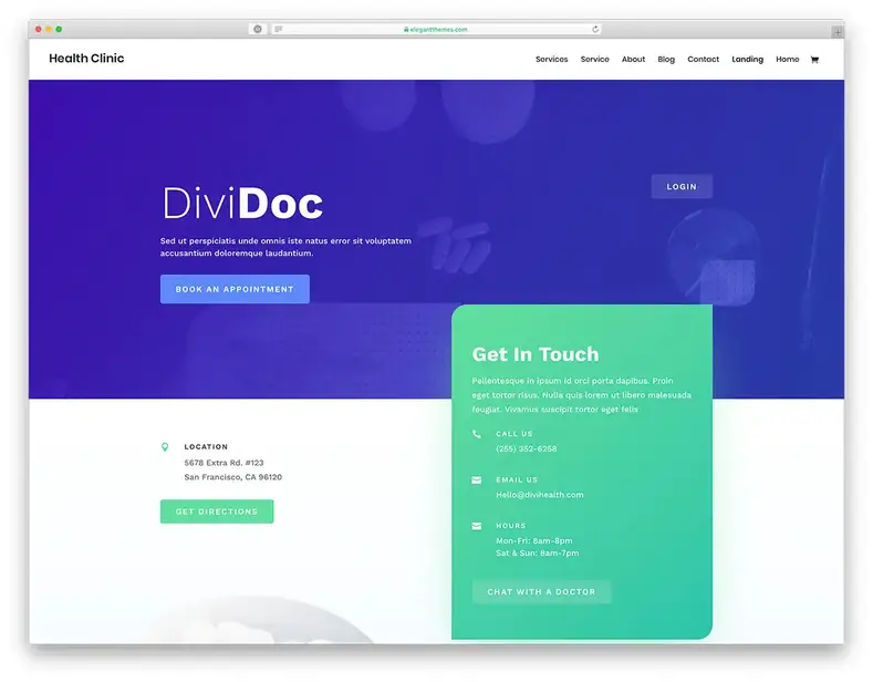 Tema médico WordPress
