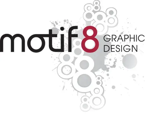 Logo de l'entreprise de conception graphique Motif 8