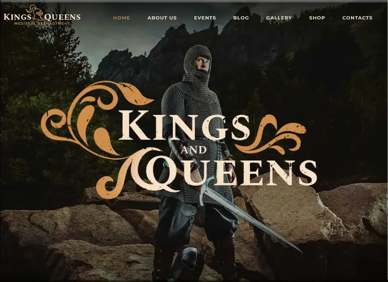 kings-queens-reenactment-medieval-theme-wp