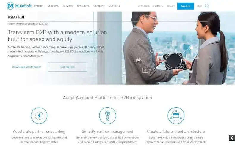 MuleSoft Anypoint: التبادل الإلكتروني للبيانات السحابية القائم على API