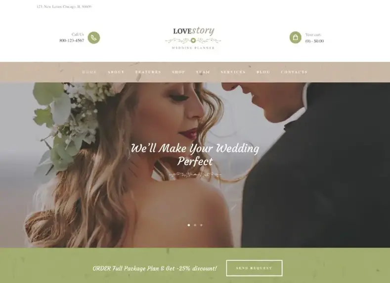 kisah cinta |  Tema WordPress Pernikahan & Perencana Acara yang Cantik