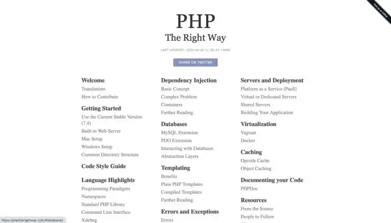 PHP dans le bon sens