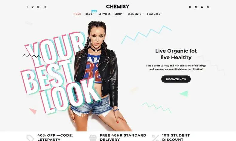 Chemisy - Elemen Pakaian WooCommerce Tema Sasaran =